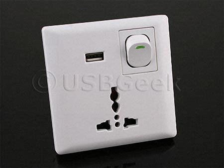 Universal Wall Outlet with USB Port | Gadgetsin