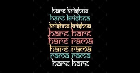 Hare Krishna Hare Krishna Mantra Chanting Hinduism - Hinduism - Posters ...