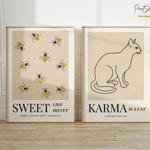 Printable Karma is Sweet Like Honey Lyrics Taylor Swift - Etsy in 2022 | Taylor swift lyrics ...