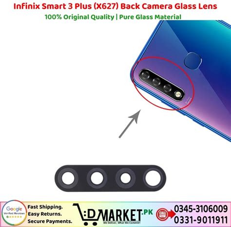 Infinix S5 X652 Back Camera Glass Lens Price In Pakistan