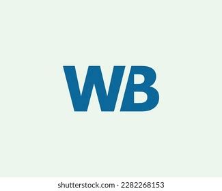 Wb Logo Design Vector Template Stock Vector (Royalty Free) 2282268153 ...