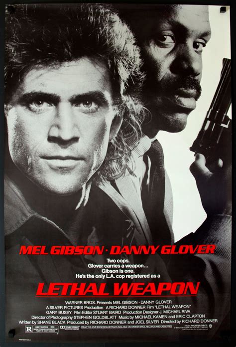 Lethal Weapon (1987) Original One-Sheet Movie Poster - Original Film ...