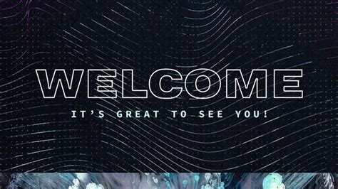 the cover art for welcome it's great to see you