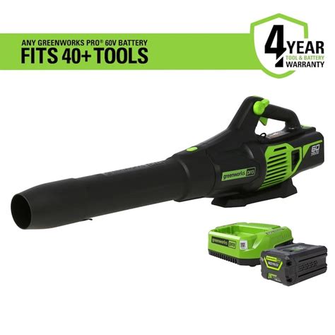 Greenworks Pro 60-Volt Max 130-MPH Brushless Handheld Cordless Electric ...