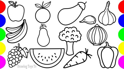 Vegetables Drawing Pictures