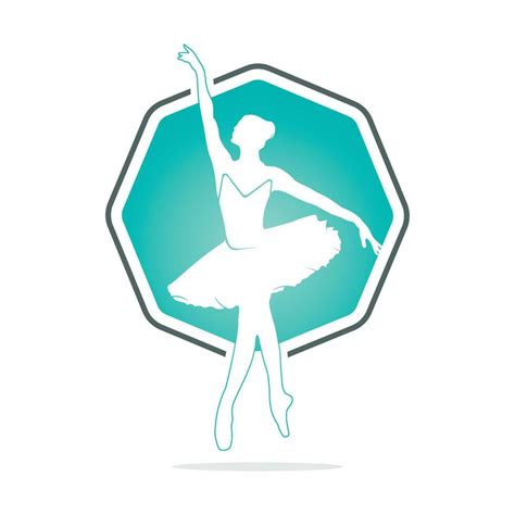 Ballet dancer vector logo design. Logo design for ballet school and ...