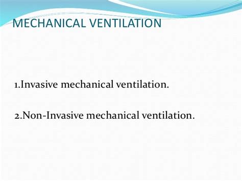 Complication of long term ventilation