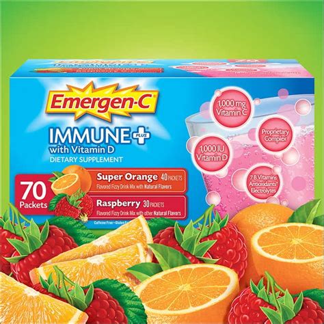 Emergen-C Immune Plus, 70 Packets - Walmart.com