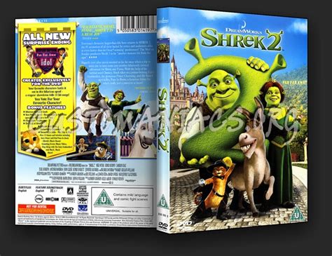 Shrek 2 dvd cover - DVD Covers & Labels by Customaniacs, id: 4908 free download highres dvd cover