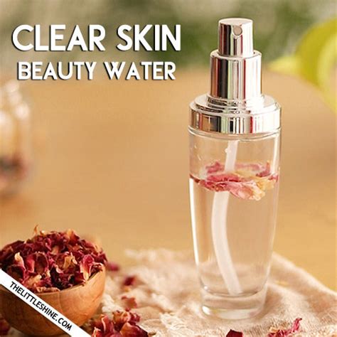 BEAUTY WATER for CLEAR SKIN with just 2 ingredients - The Little Shine