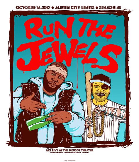 I have this /// Run the Jewels ACL Live taping poster | Omg posters, Run the jewels, Poster