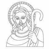 Jesus Christ Coloring Pages sketch template