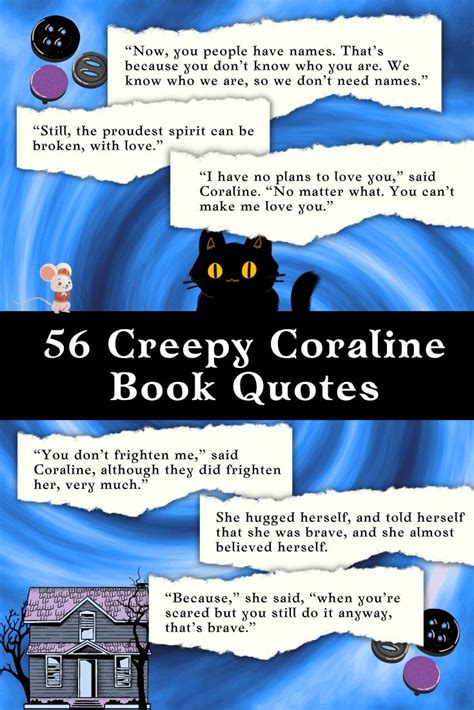 56 Coraline Book Quotes (With Page Numbers) | Imagine Forest | Coraline book, Book quotes ...