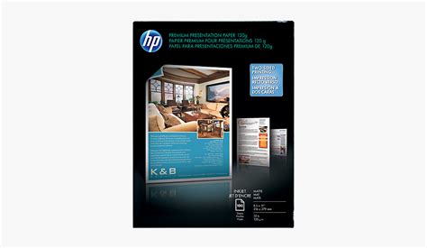 Hp Matte Presentation Paper, HD Png Download - kindpng