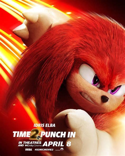 New Knuckles character poster for Sonic the Hedgehog 2 : r/SonicTheHedgehog