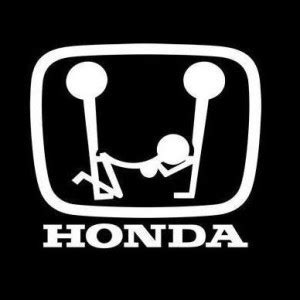 Honda Logo Funny JDM Vinyl Decal Stickers - Custom Sticker Shop