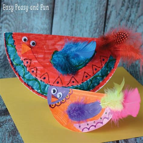 Paper Plate Bird Craft - Paper Plate Crafts | Paper plate crafts ...