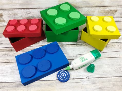 DIY LEGO Brick Boxes Tutorial - Mom Does Reviews