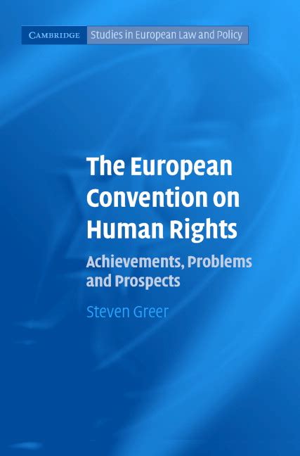 The European Convention on Human Rights