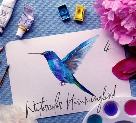 Stopping Time: How to Paint a Watercolor Hummingbird | Skillshare Blog