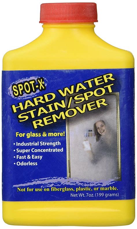 Spot-X Hard Water Stain/Spot Remover - 7 Ounces | Hard water stains, Hard water, Hard water spots