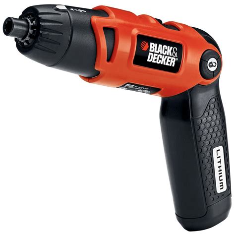 BLACK+DECKER 3.6-Volt Lithium-Ion Cordless Rechargeable 1/4 in. 3-PositIon Cordless Rechargeable ...