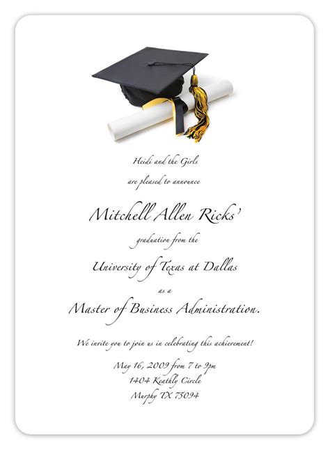 Free Printable Graduation Invitation Templates 2013