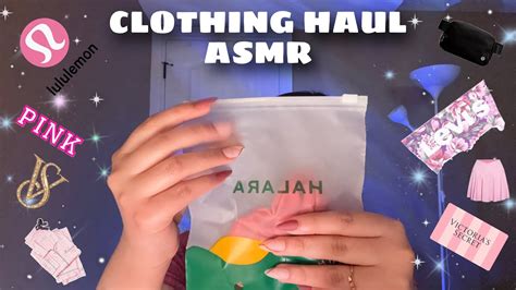 ASMR Clothing Haul 🛍️🎀| Whispering - YouTube