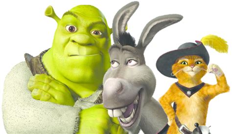 Shrek, Donkey and Puss In Boots by DarkMoonAnimation on DeviantArt