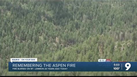 Aspen Fire started 20 years ago on June 17