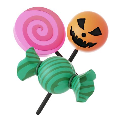 Halloween Candys set 29197535 PNG