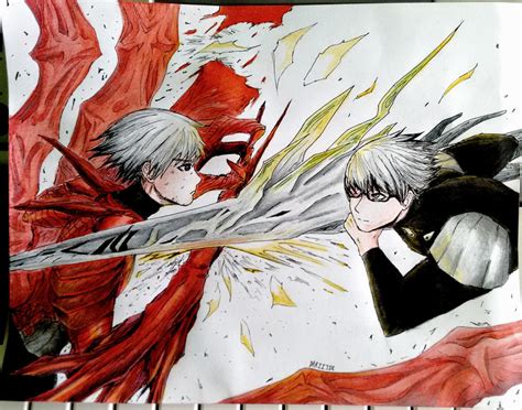 Kaneki vs Arima (final battle) by Darzzide on DeviantArt