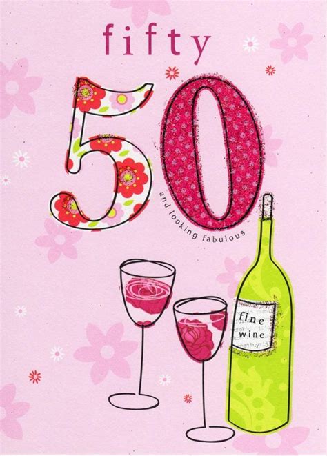 Printable 50Th Birthday Cards