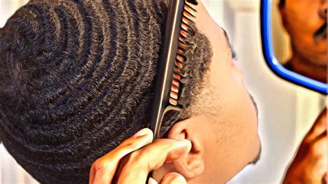 How I Comb My 360 Waves - YouTube