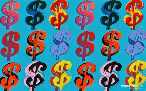 Dollar sign s / by Andy Warhol / Pop Art | Repetition art, Andy warhol ...