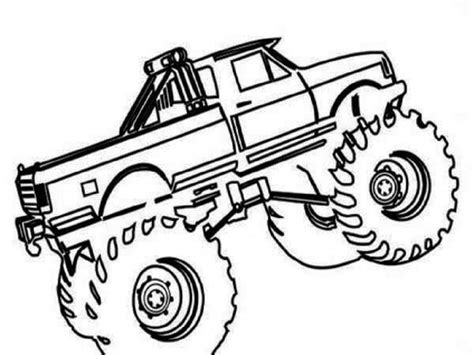 Free Monster Truck Coloring Pages Printable, Download Free Monster ...