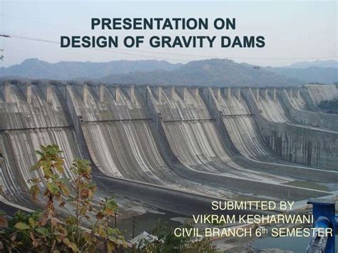 Design of gravity dams