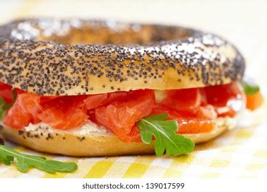 Smoked Salmon Sandwich Cream Cheese On Stock Photo 139017599 | Shutterstock