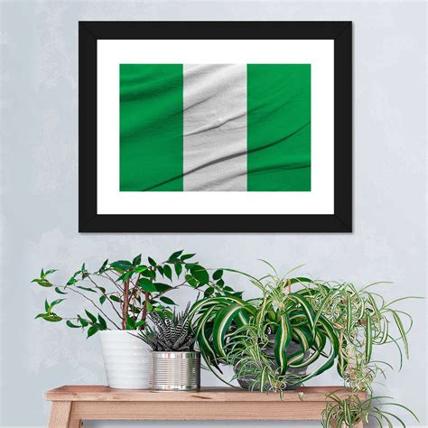 Textured Nigeria Flag Wall Art | Photography