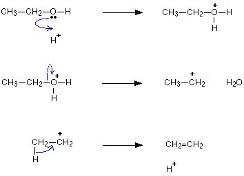 Why the ease of dehydration of alcohols follows a sequence, tertiary ...