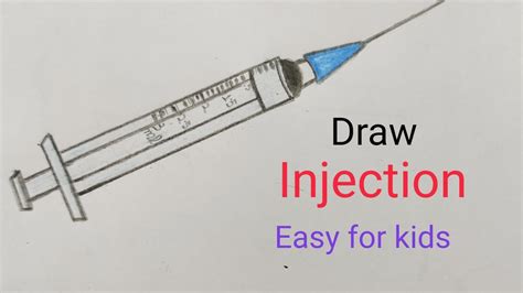 injection drawing,draw a thing that is used by a doctor,doctor drawing ...