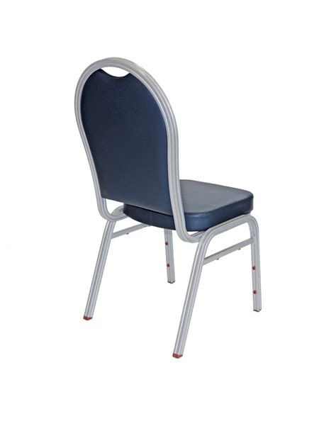 Stacking Banquet Chair, Navy Blue