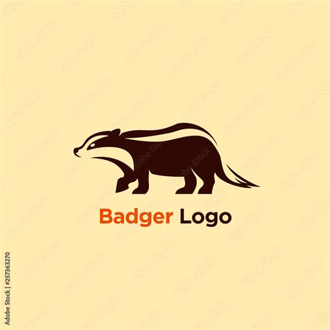 vector illustration badger logo designs Stock Vector | Adobe Stock