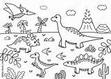Dinosaur coloring pages For Kids Painting Kindergarten And  sketch template
