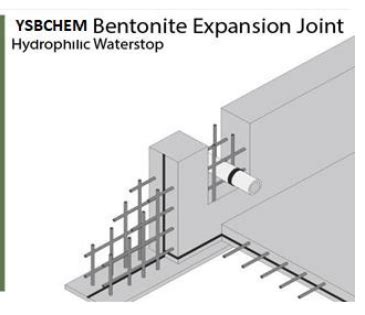 YSBCHEM Bentonite Hydrophilic Waterstop - Ysbchem