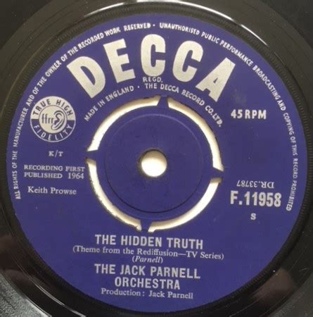 Jack Parnell & His Orchestra – The Hidden Truth (1964, Vinyl) - Discogs