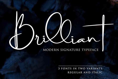 Brilliant Signature Font Free Download - Dafont Free