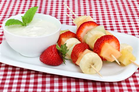 Fruit Kabobs with Yogurt Dip | MyHealthKC