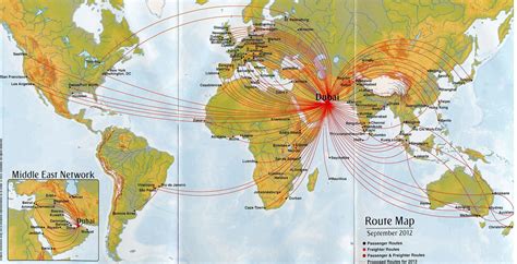 Emirates Airline Emirates Route Map | Images and Photos finder