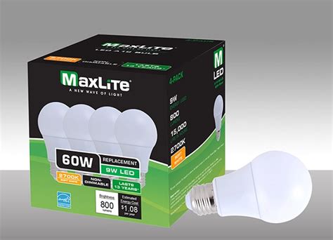 MaxLite Offers ENERGY STAR Certified 60W Equivalent LED Lamp - LEDinside